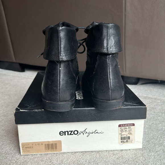 Vintage Leather Combat Boots - size 7.5 N - Picture 3 of 7